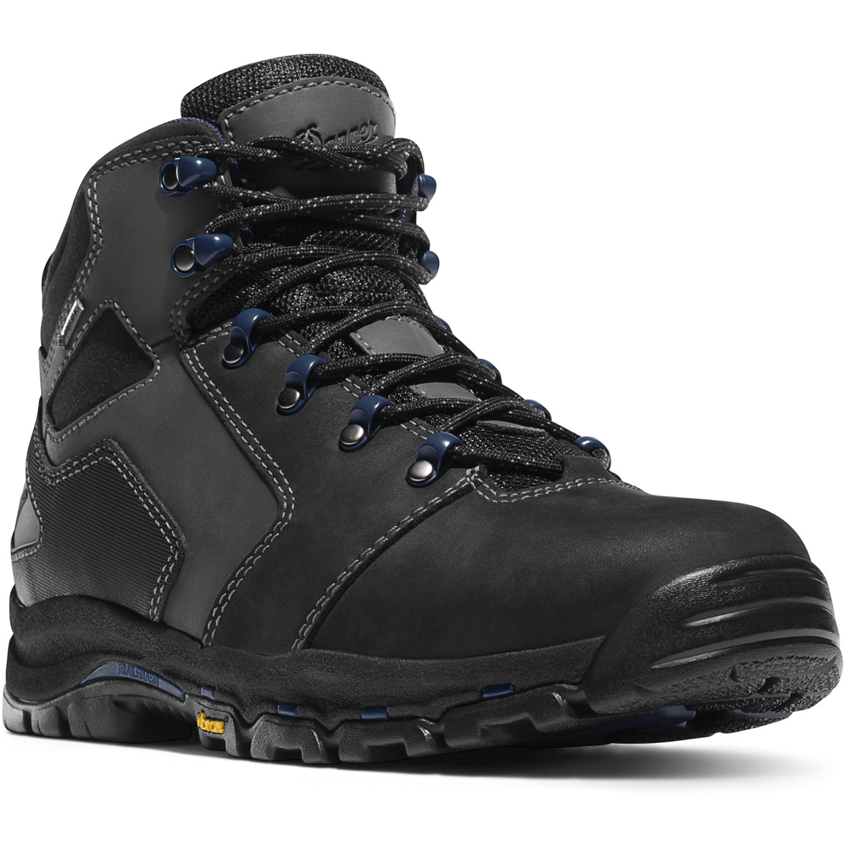 Botas De Trabajo Danner Hombre Mexico - Vicious 4.5 Composite Toe Negros - VDUYR8231